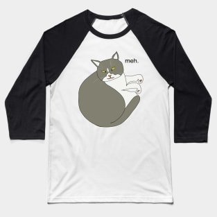 cat meh. Baseball T-Shirt